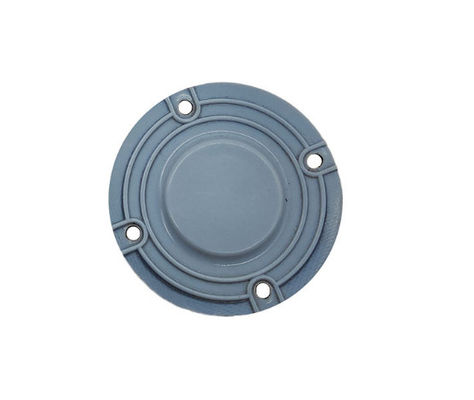 Black NBR PTFE Rubber Diaphragm For Metering Equipment Alkali Resistance