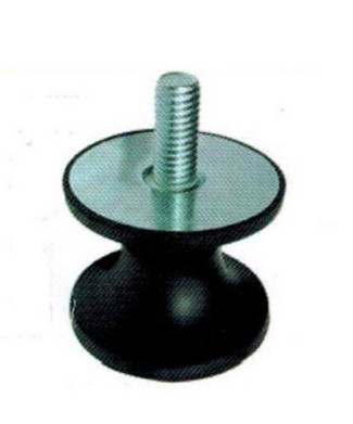 Absorbente de choques de caucho para la reducción de vibraciones