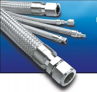 El tamaño de encargo PE/PTFE trenzó el tubo resistente de la manguera del álcali hidráulico de Mesh Explosion Proof Flexible Acid