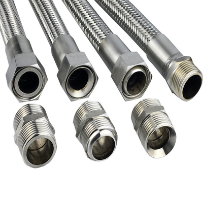 Grueso de acero inoxidable de la aduana 3-12m m de la manguera flexible del petróleo 304