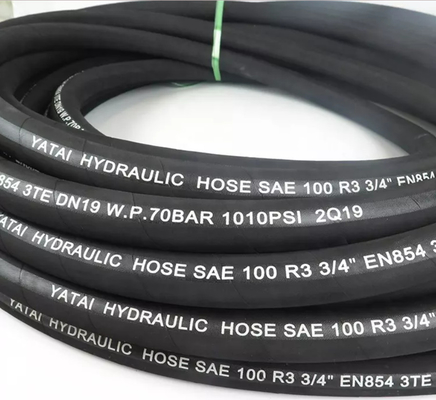 Marine High Pressure Hydraulic Hose modificada para requisitos particulares para el transporte del aceite