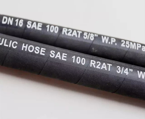 Excavador de enrrollamiento Hydraulic Rubber Hose 45MPA de la bomba concreta