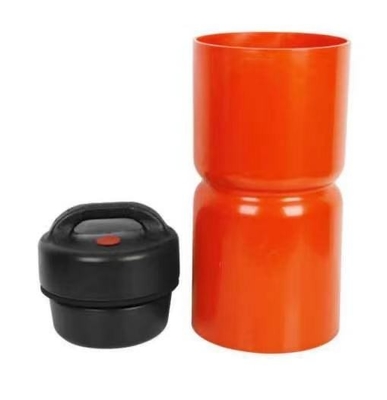 Material de caucho cilíndrico personalizable Plug de tubería de escoriación flexible de alta presión