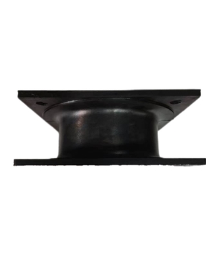Durabilidad Absorbedor de choques de caucho negro peso ligero amplio rango de temperatura