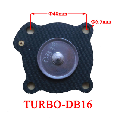 Modelo de encargo TURBO-DB16 los 75M del tamaño del diafragma de la válvula del pulso electromágnetico 1,5 pulgadas